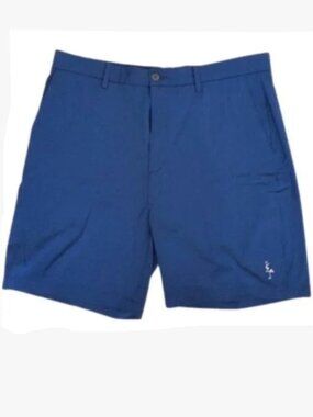 Tailorbryd SPORT Flat Front Blue Golf Shorts